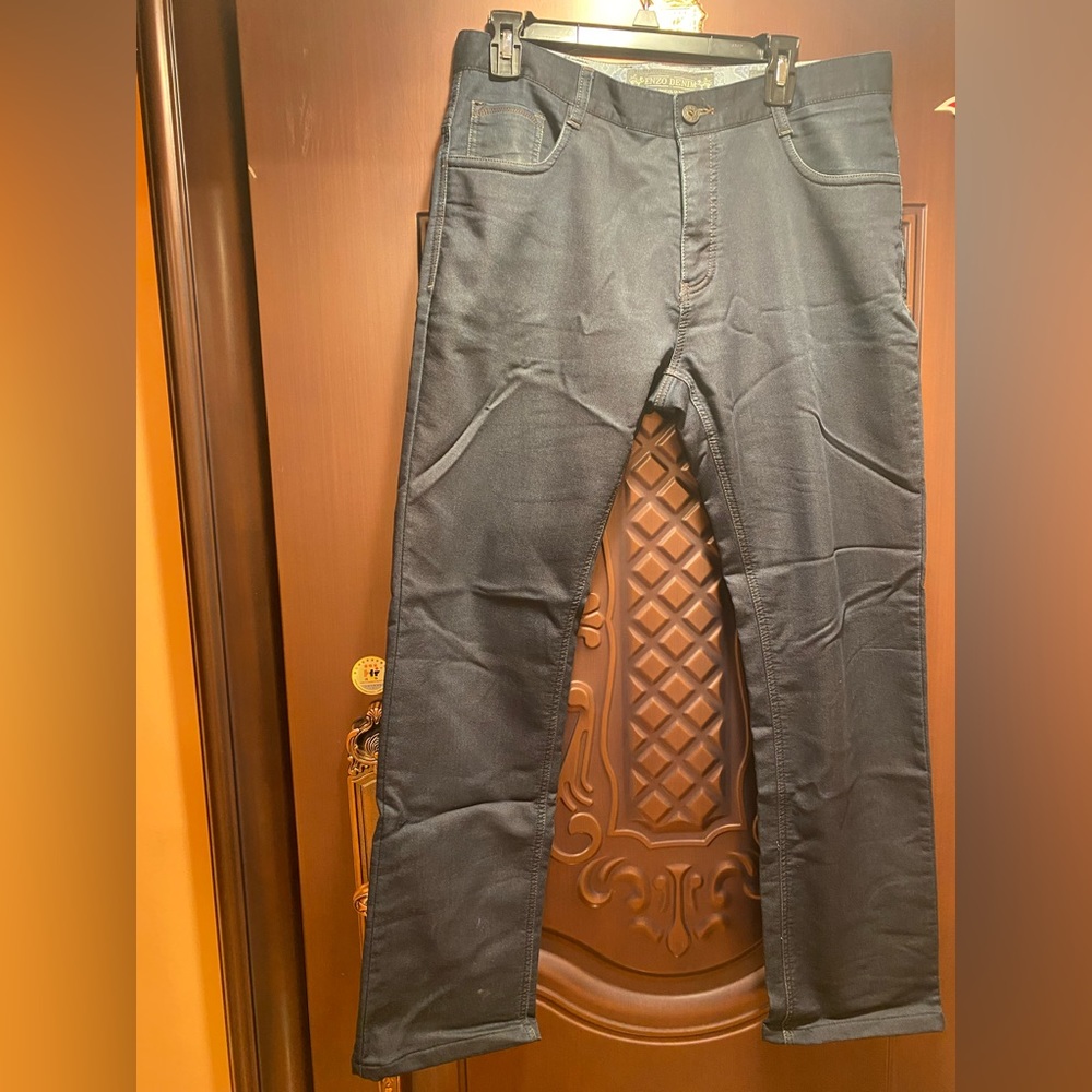 Enzo Denim Jeans, Dark Blue, 34